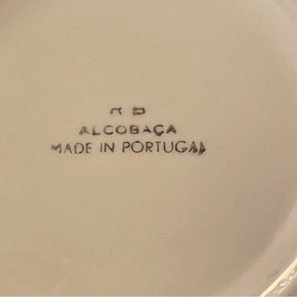 RB Alcobaca Coffee Mug Vegetable Motif Made in Portugal - Picture 4 of 4